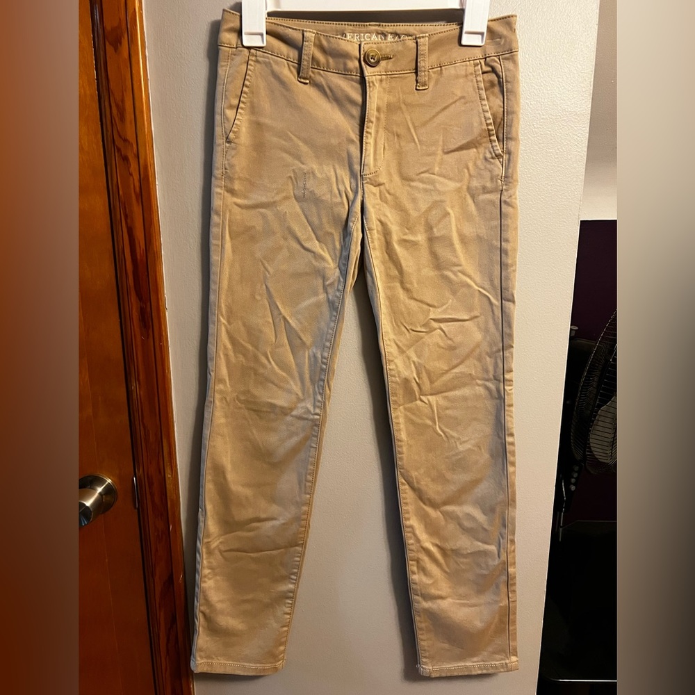 American Eagle Skinny Khaki Jeans